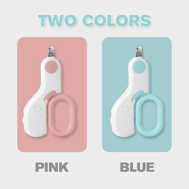 Cortador de unhas LED para animais de estimação